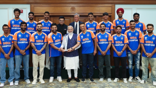 Team India interaction with Prime Minister Narendra Modi