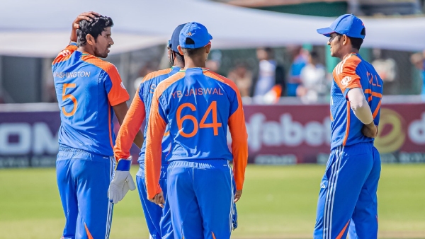 Washington Sundar special record against Zimbabwe