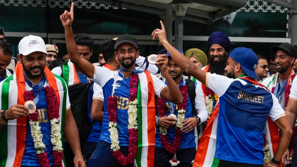 Paris Olympics 2024 Indian mens hockey team back home grand welcome
