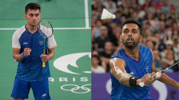 HS Prannoy vs Lakshya Sen in Singles Pre-Quarterfinals of Paris Olympics Badminton 2024