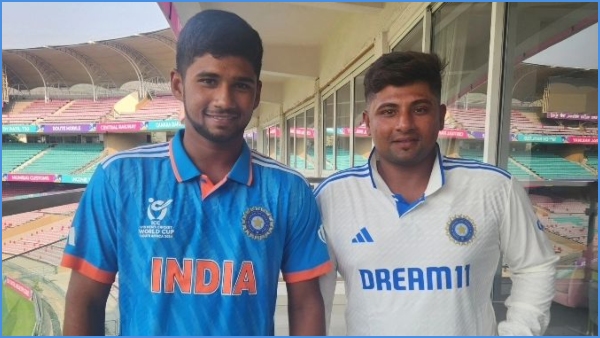 Brothers Sarfaraz Khan and Musheer Khan Set to Play Together in Duleep Trophy