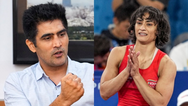 Vinesh Phogat Disqualified from Olympics Due to Overweight Vijender Singh Alleges Conspiracy