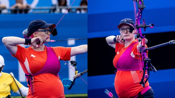 Seven months pregnant Archer created record in 2024 Paris Paralympics