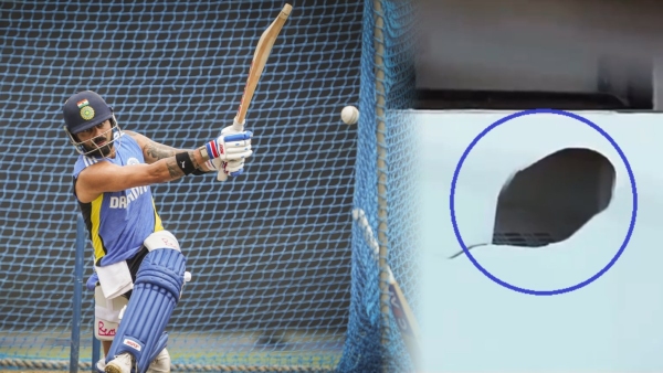 Virat Kohli Returns to Test Cricket with a Bang Breaks Dressing Room Wall During Practice