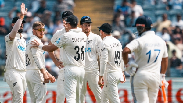India first innings of the second Test against New Zealand