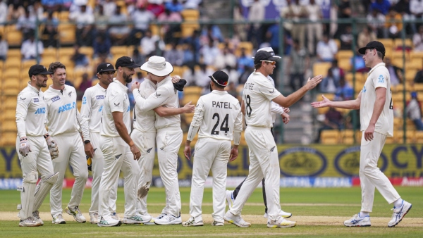Matt Henry Claims 100th Test Wicket with Five-Wicket Haul in Bangalore Against India