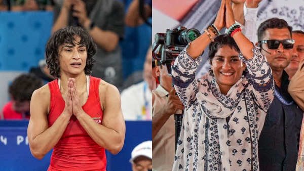 Harayana Assembly Election Results 2024 Star women wrestler Vinesh Phogat Victory in Jhulana