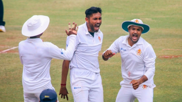 Karnataka Struggles as Mayank Falls Early Manohar amp amp Gopal Lead Fightback