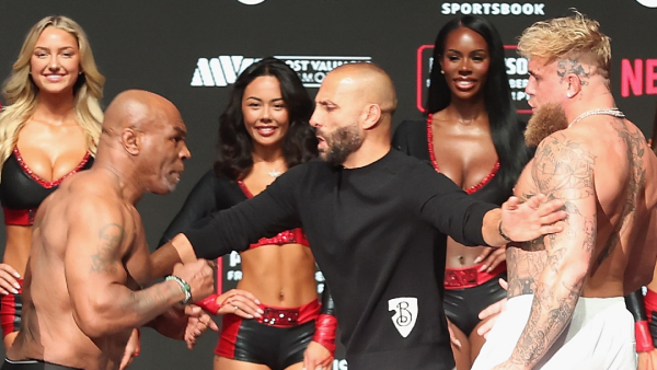 Mike Tyson who slapped his opponent Jack Paul Mike Tyson who slapped his opponent Jack Paul