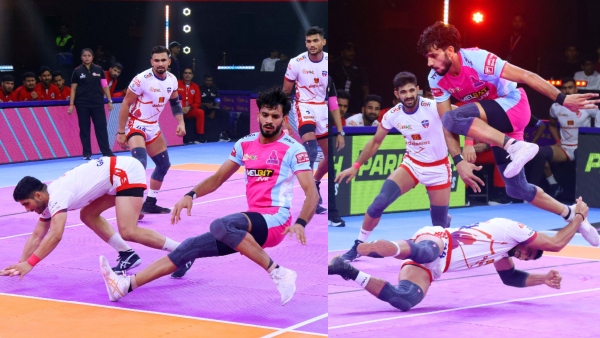 Pro Kabaddi 2024 Jaipur Pink Panthers beat UP Yoddhas