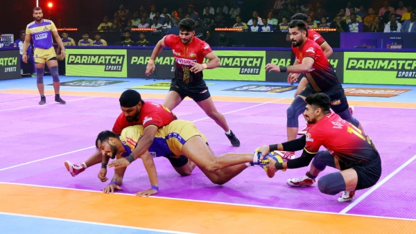 Pro Kabaddi League 2024 Bengaluru Bulls Edge Tamil Thalaivas Puneri Paltan Beat Gujarat Giants