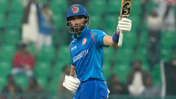 Why did Ibrahim Zadran do the Namaste celebration after scoring century