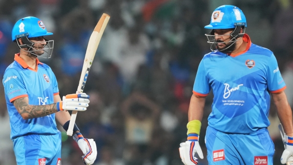 India Masters Thrash England by 9 Wickets in IML Gurkeerat and Tendulkar Shine