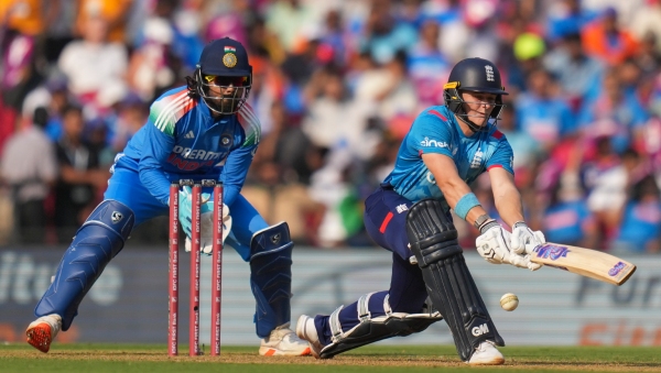 Jacob Bethel scored record fifty for England