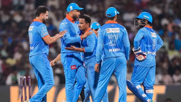 India Masters beat West Indies by 7 runs in match 12 of International Masters League 2025 at Shaheed Veer Narayan Singh International Stadium Raipur on Saturday