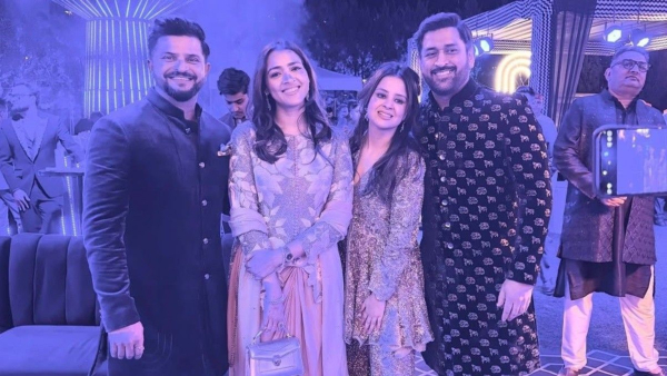 MS Dhoni and Gautam Gambhir spotted together at Rishabh Pant s sister s wedding