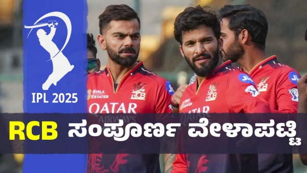 RCB s IPL 2025 Schedule 7 Home Matches at Chinnaswamy amp amp 7 Away Clashes Across India