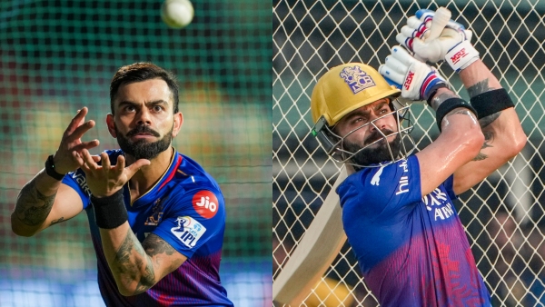 IPL 2025 Virat Kohli practices at Royal Challengers Bengaluru net session