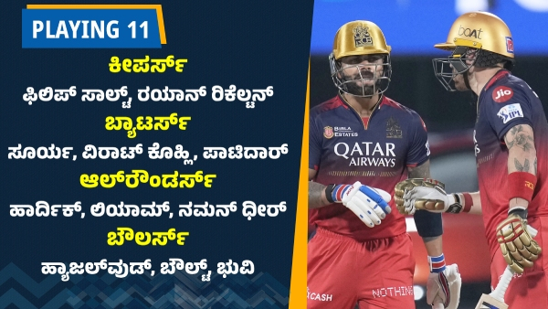 IPL 2025 Dream11 Team Hardik Pandya vs Virat Kohli as Mumbai Indians Take on RCB