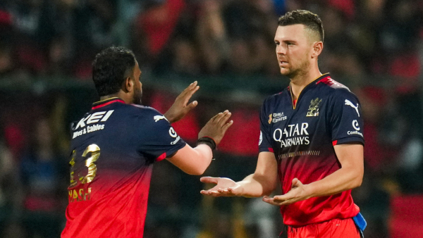 Josh Hazlewood brilliant bowling performance in Royal Challengers Bengaluru vs Rajasthan Royals match