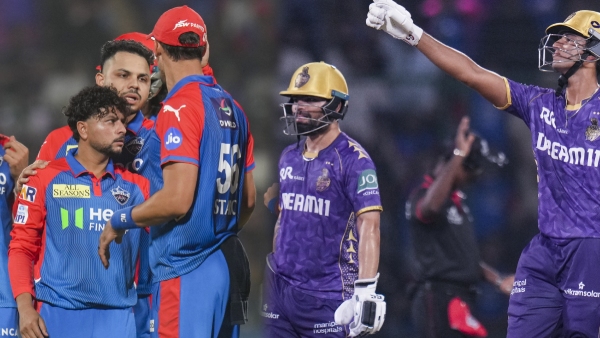 Kuldeep Yadav Playfully Slaps Rinku Singh on the Head Fun Video Goes Viral After DC vs KKR Match