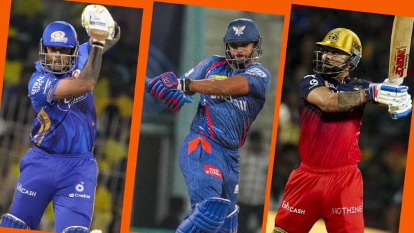 IPL 2025 Kohli Pooran Suryakumar Chase Orange Cap Leader Sudharsan on Super Sunday