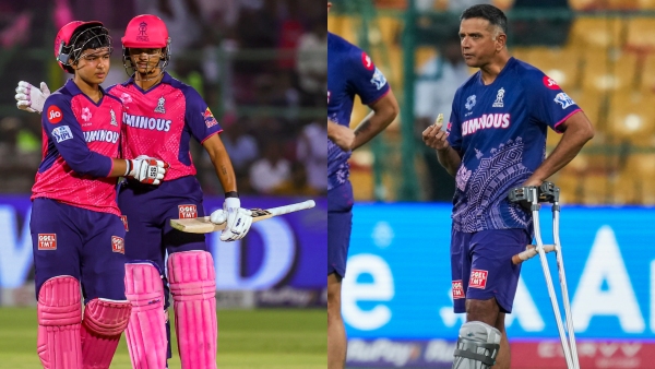 Vaibhav Suryavanshi s Blazing Century Makes Rahul Dravid Forget His Injury and Celebrate