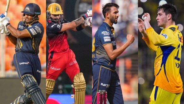 IPL 2025 Sai Sudharsan Leads Orange Cap Race Noor Ahmad Tops Purple Cap Chart