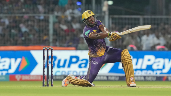 KKR Star Andre Russell Becomes Third Player Globally to Hit 750 T20 Sixes