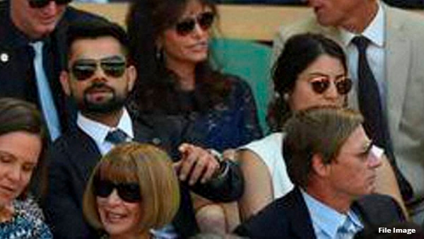Kohli and Sharma spotted at Wimbledon as Djokovic advances to quarterfinals