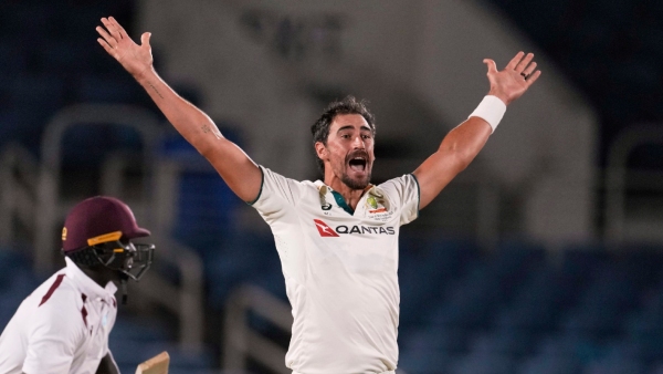 Mitchell Starc s Historic 100th Test Australia All Out for 225 vs West Indies