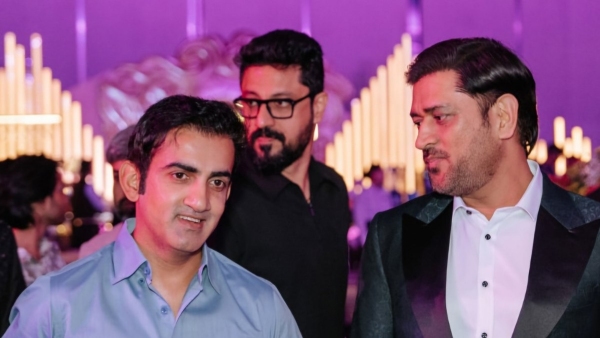Dhoni Gambhir and Rohit Sharma attend a Gujarat minister s brother s wedding photos go viral