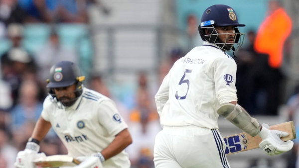 Karun Nair s comeback fifty Washington Sundar steady India on Day 1 of Oval Test