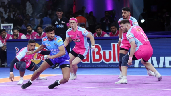 Jaipur secures win in nail-biting finish Ali s super raid seals thrilling Pro Kabaddi victory