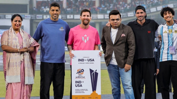 Messi Promises India Return Gets T20 World Cup Invite amp amp Jay Shah s Jersey Gift Messi Promises India Return Gets T20 World Cup Invite amp amp Jay Shah s Jersey Gift