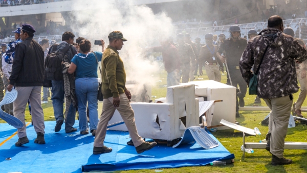 Messi India Tour Chaos Fans Storm Field Cause Ruckus Security Beefed Up After Incident