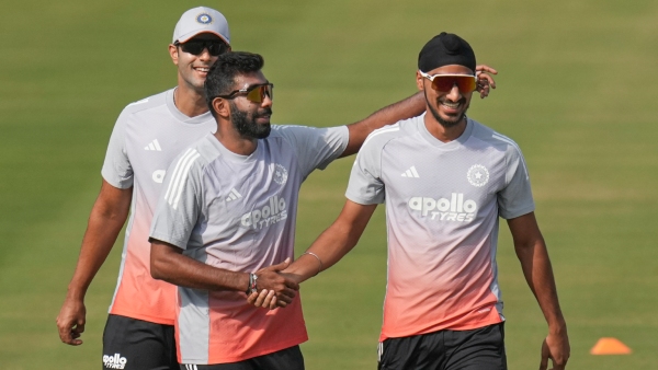 Stumps Fall Down Jasprit Bumrah s Son Angad Cheers During T20 World Cup Prep Video Goes Viral