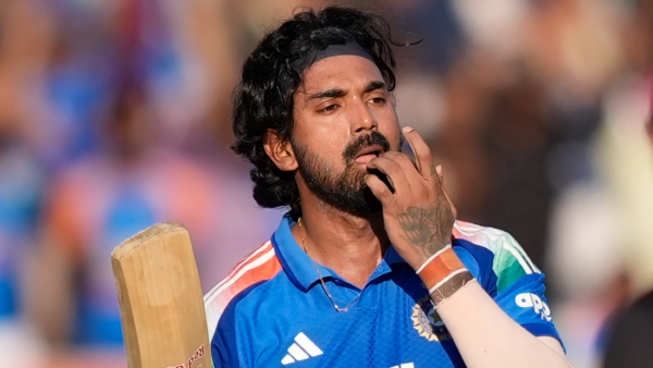 KL Rahul Hits Historic Ton in Rajkot Surpasses Azharuddin Despite India s Loss to New Zealand