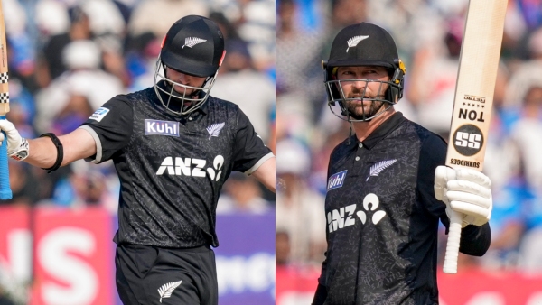IND vs NZ 1st ODI Daryl Mitchell and Nicholls Shine as New Zealand Set 301-Run Target for India