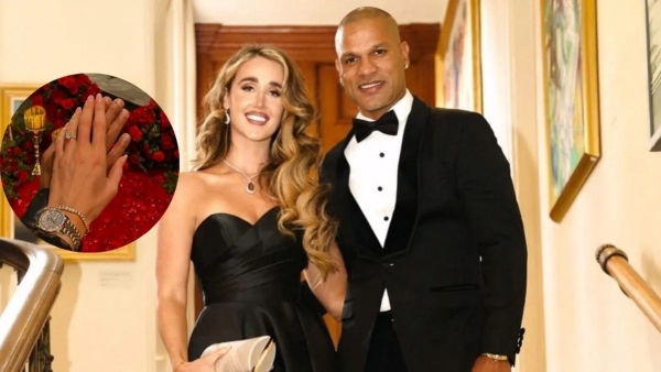 Shikhar Dhawan Sophie Shine Engagement Who Is Sophie Shine