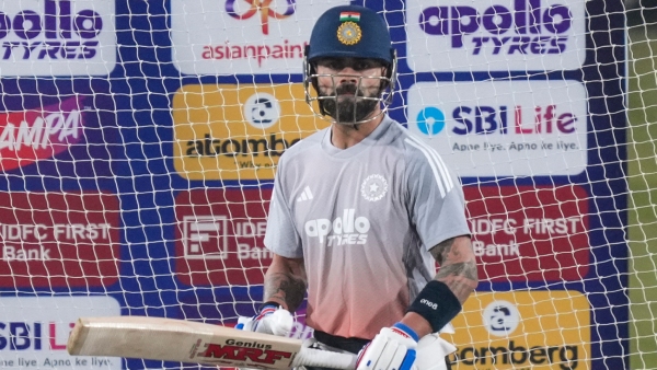 Virat Kohli Gears Up for NZ Series Star Batsman Shares Rare Practice Photos from Vadodara Nets