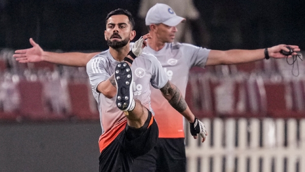 Virat Kohli Gears Up for NZ Series Star Batsman Shares Rare Practice Photos from Vadodara Nets