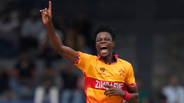 T20 world cup RCB Player Blessing Muzarabani Leads Zimbabwe to Memorable Victory Over Australia