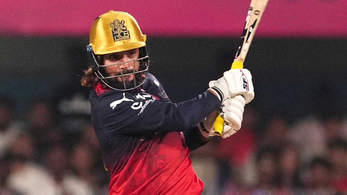 IPL 2026: ರಜತ್‌ ಪಾಟಿದಾರ್ ಅರ್ಧಶತಕ: ಆರ್‌ಆರ್‌ಗೆ 202 ರನ್‌ ಗುರಿ ನೀಡಿದ ಆರ್‌ಸಿಬಿ