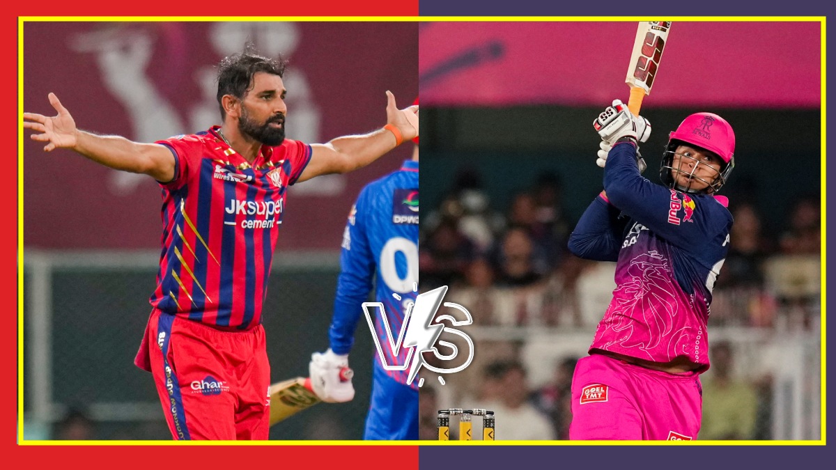 ವೈಭವ್ vs ಶಮಿ: ಗೆಲುವಿನ ಟ್ರ್ಯಾಕ್‌ಗೆ ಮರಳಲು ಎಲ್‌ಎಸ್‌ಜಿ, ರಾಯಲ್ಸ್‌ ಪ್ಲ್ಯಾನ್‌