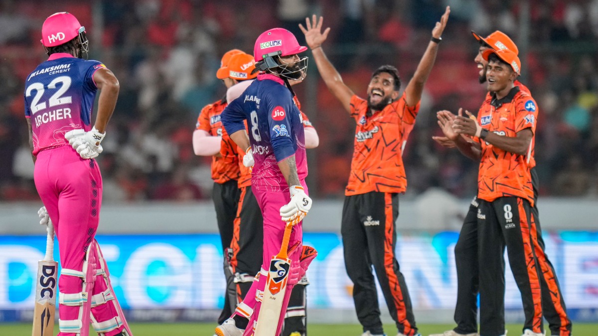 SRH vs RR: ಪಂದ್ಯದ ನೇರ ಪ್ರಸಾರ, ಪಂದ್ಯದ ಸಮಯ, ಪಿಚ್‌ ವರದಿ, ಪ್ಲೇಯಿಂಗ್ ಇಲೆವೆನ್ ಸಂಪೂರ್ಣ ಮಾಹಿತಿ