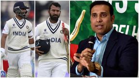 IND vs ENG: ദുരന്തമാകുന്ന രഹാനെയും പുജാരയും, എവിടെയാണ് പിഴക്കുന്നത്? ലക്ഷ്മണ് വിലയിരുത്തുന്നു IND vs ENG: ദുരന്തമാകുന്ന രഹാനെയും പുജാരയും, എവിടെയാണ് പിഴക്കുന്നത്? ലക്ഷ്മണ് വിലയിരുത്തുന്നു