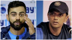 അവിടെ നടക്കുന്നതിനെ പറ്റി ഒരു ഐഡിയയുമില്ല; ദ്രാവിഡ് ഇന്ത്യന് കോച്ചാകുന്നതിനെകുറിച്ച് കോലി അവിടെ നടക്കുന്നതിനെ പറ്റി ഒരു ഐഡിയയുമില്ല; ദ്രാവിഡ് ഇന്ത്യന് കോച്ചാകുന്നതിനെകുറിച്ച് കോലി