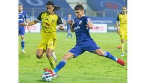 ISL 2021-22: ഫറ്റോര്ഡയില് സമനില സമ്മതിച്ച് ഹൈദരാബാദും ചെന്നൈയും ISL 2021-22: ഫറ്റോര്ഡയില് സമനില സമ്മതിച്ച് ഹൈദരാബാദും ചെന്നൈയും