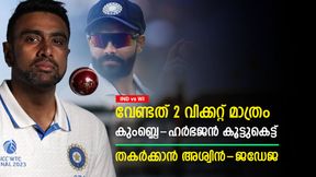  IND vs WI: കുംബ്ലെ-ഹര്‍ഭജന്‍ കൂട്ടുകെട്ട് പഴങ്കഥയാവും, ചരിത്ര റെക്കോഡിലേക്ക് അശ്വിന്‍-ജഡേജ